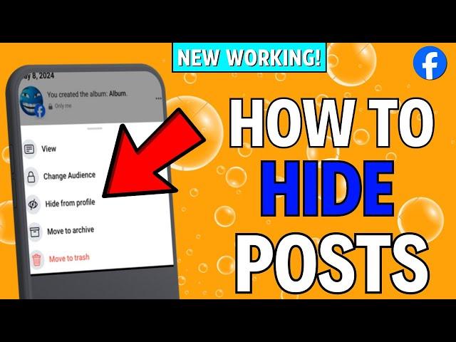 How to Hide Posts from Facebook Timeline (2024)