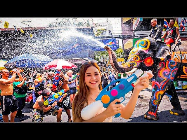 The World's LARGEST Water Fight! - Songkran Festival 2023 Thailand