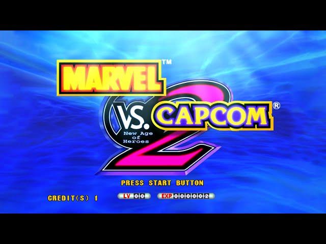 Marvel vs. Capcom 2: New Age of Heroes (Arcade) 【Longplay】