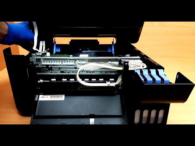 Epson L1100, L3100, L3150, L4150 не берёт бумагу. Замена ролика захвата. Инструкция.