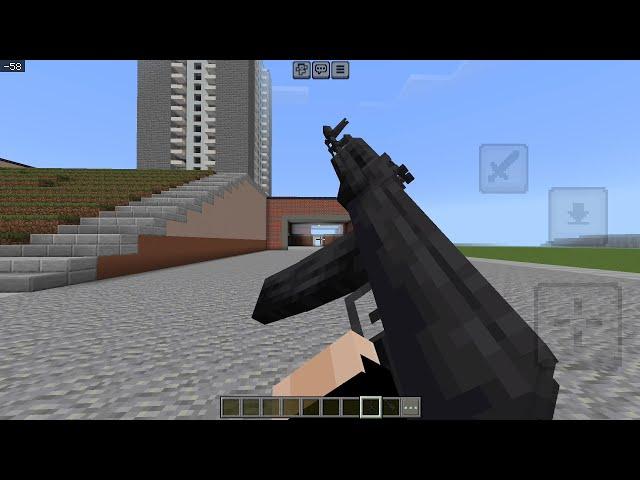 Kalashnikov AK-101 w/ CoD Black Ops 6 AK-74 Animation | 3d guns addon | Minecraft Bedrock Edition