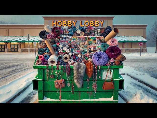 Dumpster Diving Hobby Lobby HUGE FIND!! MUST WATCH!