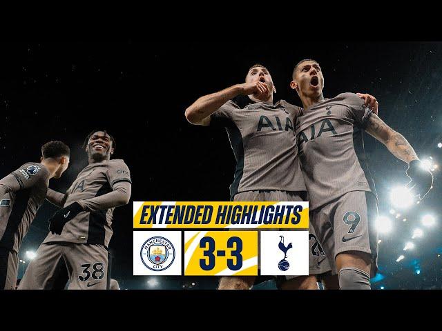 MAN CITY 3-3 TOTTENHAM HOTSPUR // PREMIER LEAGUE EXTENDED HIGHLIGHTS