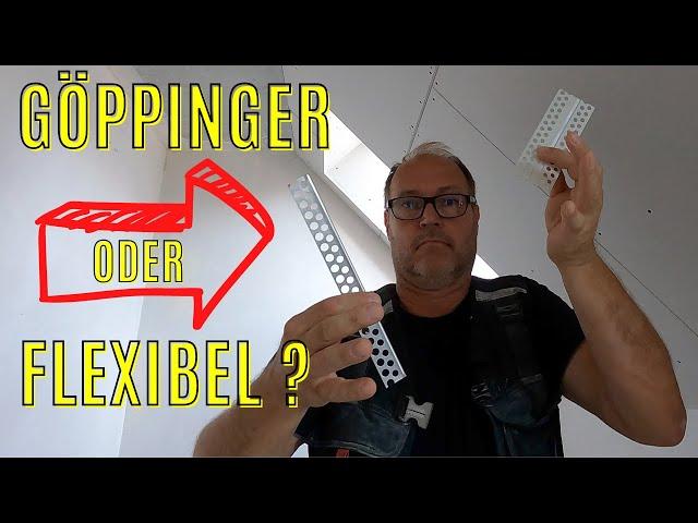 Übergang Dachschräge an Betondecke - Göppinger Eckwinkel oder flexibles Bewegungsfugenprofil ? / DIY