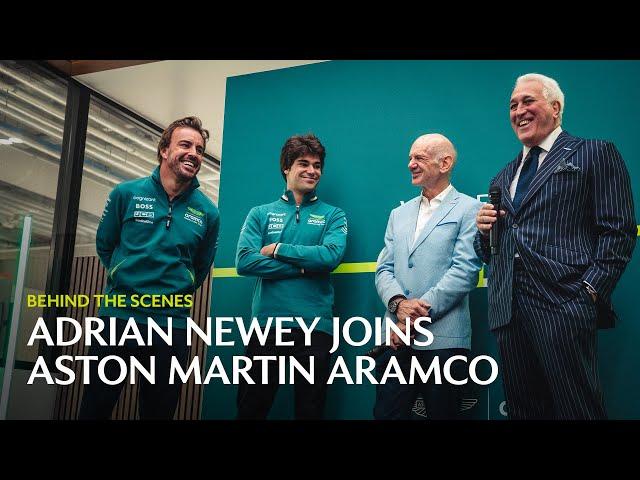 Behind the Scenes: Adrian Newey Joins Aston Martin Aramco