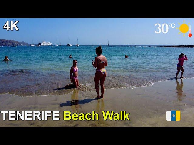 TENERIFE Beautiful Beach Walk" (canary islands) #walkingtour#tenerife