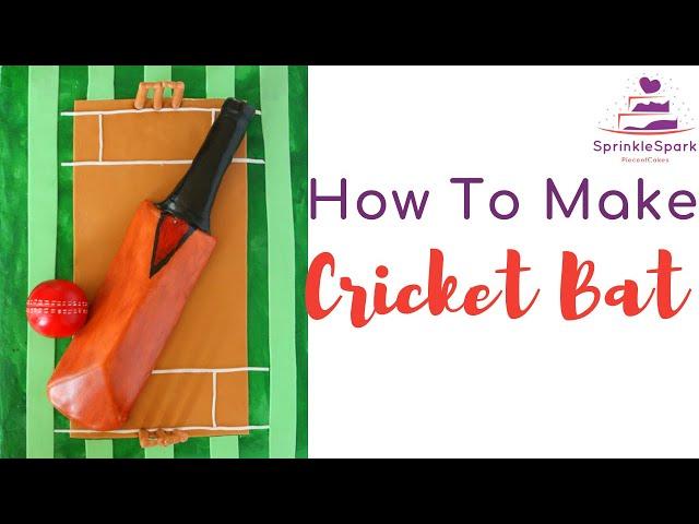 FIRST EVER ON YOUTUBE | How to make an Edible Cricket Bat |