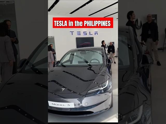 Tesla is now officially in the Philippines at the Uptown Mall in BGC Taguig City. #teslaphilippines