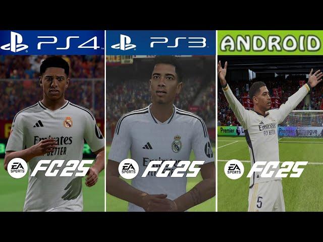 FC 25 PS4 Vs FC 25 PS3 Vs FIFA 25 Android