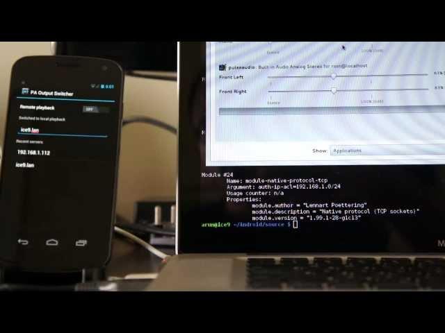 PulseAudio on Android: Remote Playback