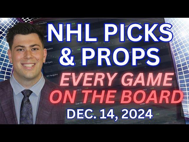 NHL Picks and Predictions Today | Every Game on the Board with Andrew McInnis | 12/14/24