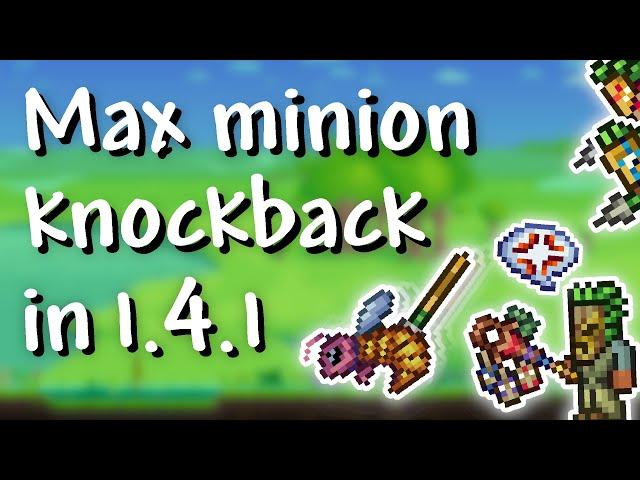 Terraria - 1.4.1 Maximum minion knockback (a punch from all sides!)