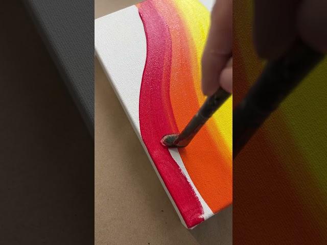 Easy painting idea on canvas!  #diypainting #paintingtutorial #canvaspaintingideas #diythings