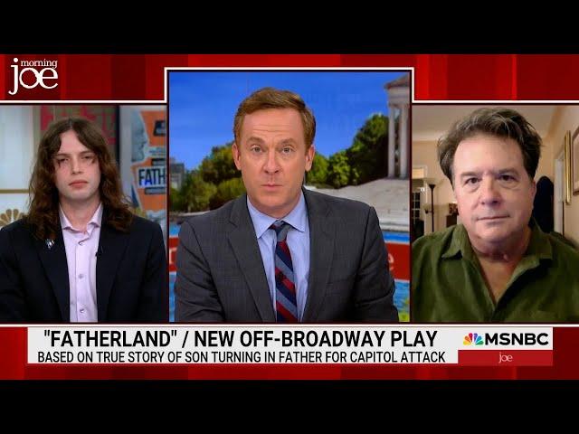 Off-Broadway play FATHERLAND on MSNBC's Morning Joe