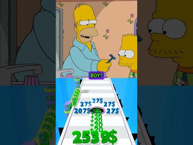 Bart's first mustache #simpsons #shorts