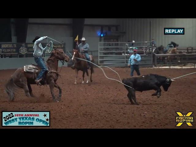 Team Roping | 2022 West Texas Open | Round 1