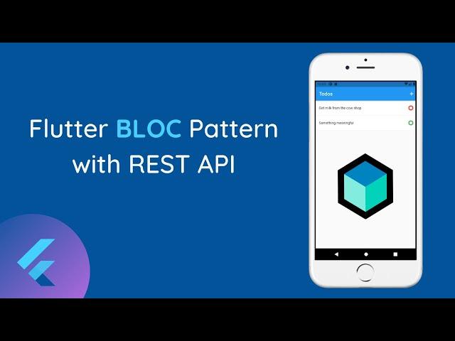 Flutter BLoC/Cubit Tutorial with REST API and Repository Pattern