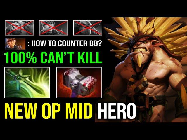 WTF UNKILLABLE MID BRISTLE Butterfly + Basher Unlimited Quill Spray 1v5 Max Spell Lifesteal Dota 2