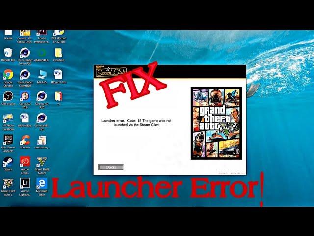 FIX|| Launcher error. Code:15 The game was not launched via the Steam Client(100%working)