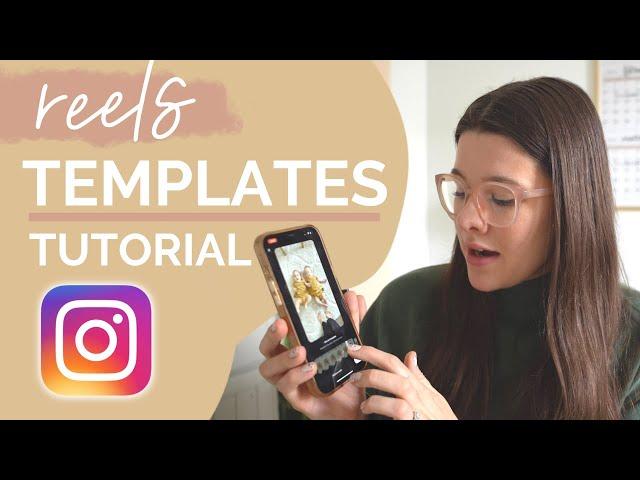 I Made a Reel in 3 Minutes with the REELS TEMPLATES feature on Instagram Reels! *full tutorial*