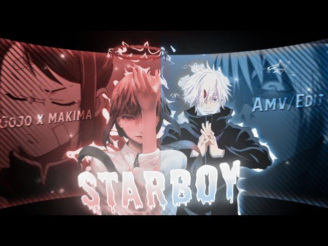 Starboy | Makima x Gojo [Amv/Edit] Quick! Free Xenoz Preset?