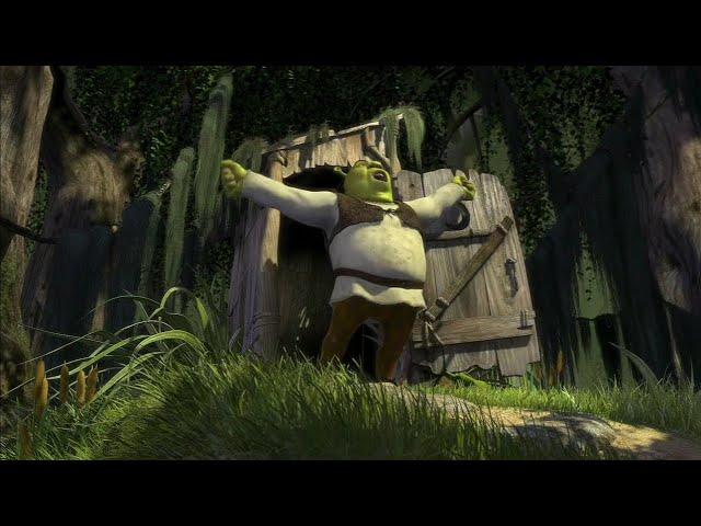 Шрек начало мультфильма Shrek  (2001)