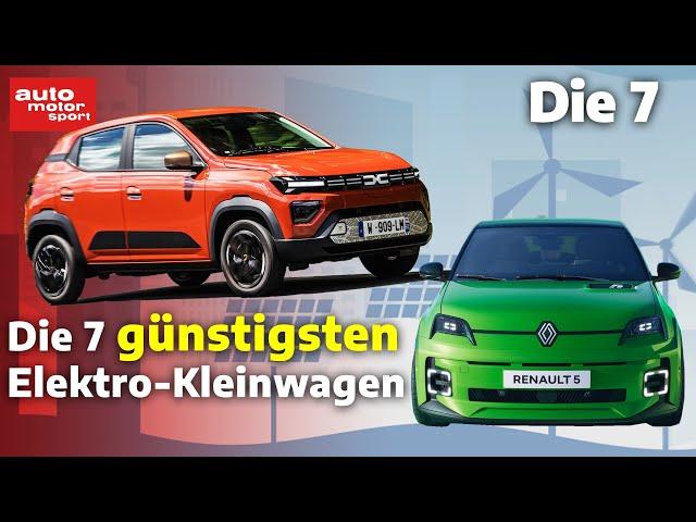 Stromerschnäppchen: Die 7 günstigsten Elektro-Kleinwagen | auto motor und sport