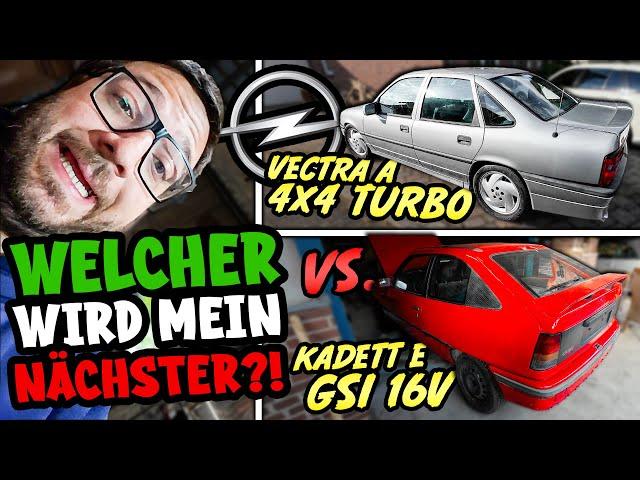 AUGEN AUF beim OLDTIMERKAUF! | Opel Vectra A 4x4 TURBO & Kadett E GSI 16V | Darauf achte ich!