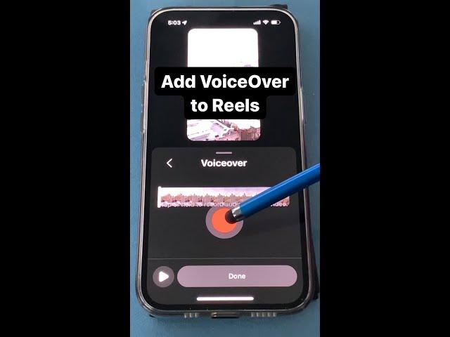 ADD VOICEOVER TO INSTAGRAM REELS