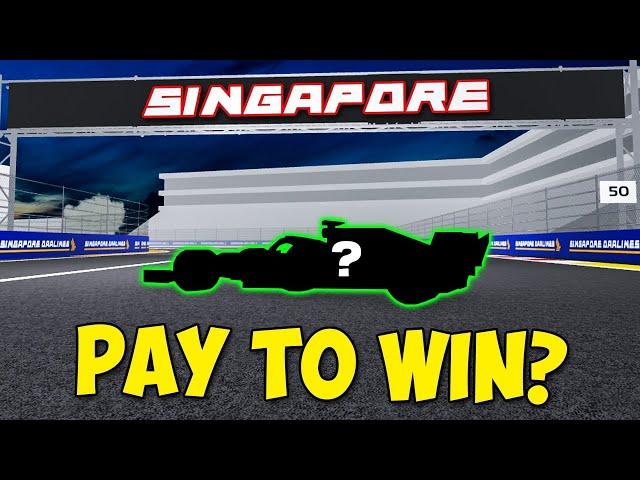 This Roblox F1 Game Has SINGAPORE! ( + Gamepass Review)