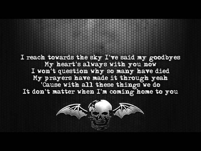 Avenged Sevenfold - Gunslinger [Lyrics on screen] [Full HD]