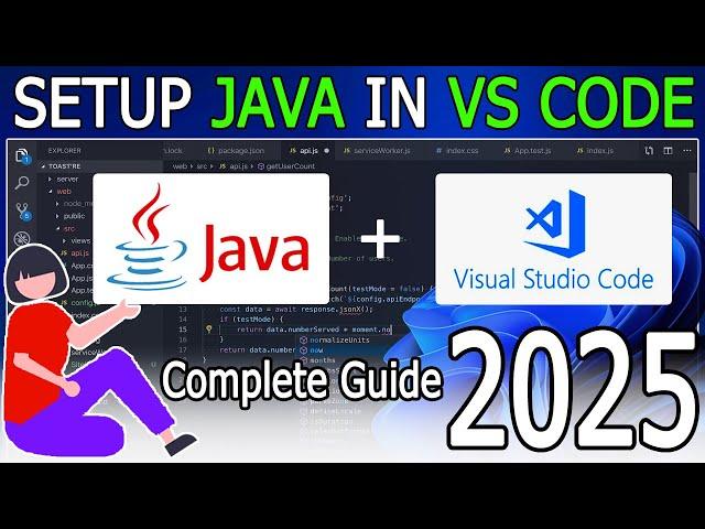 How to Run Java in Visual Studio Code on Windows 10/11 [ 2025 Update ] Java JDK in VSCode