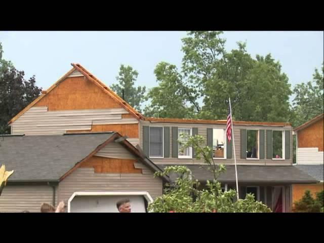 Tornado damages homes in Brunswick