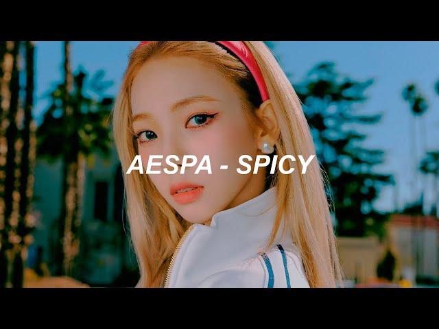 aespa 에스파 'Spicy' Easy Lyrics