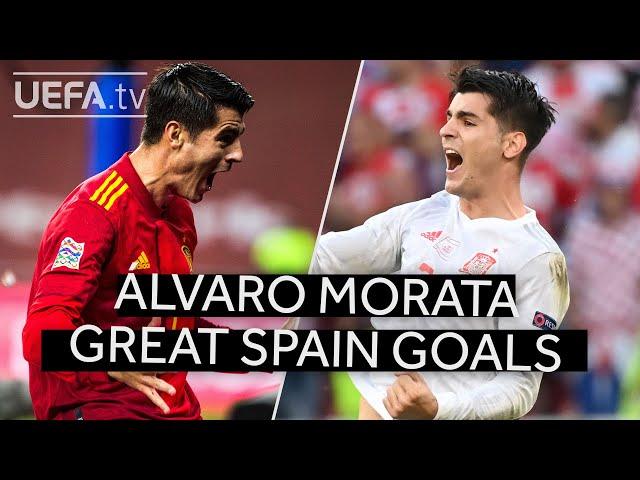 ÁLVARO MORATA: GREAT SPAIN GOALS