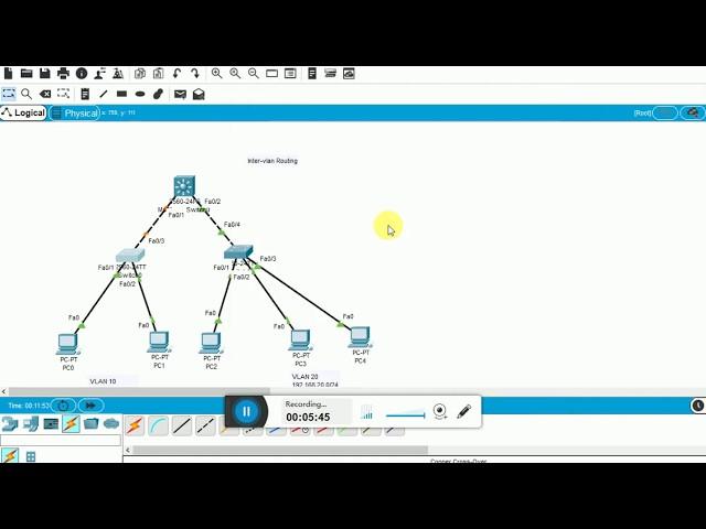 Inter-Vlan Routing Using L3 Switch for Beginners.