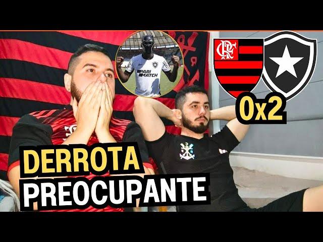 REACT MELHORES MOMENTOS FLAMENGO 0X2 BOTAFOGO - TIME PASSIVO E MAIS UMA DERROTA!!!