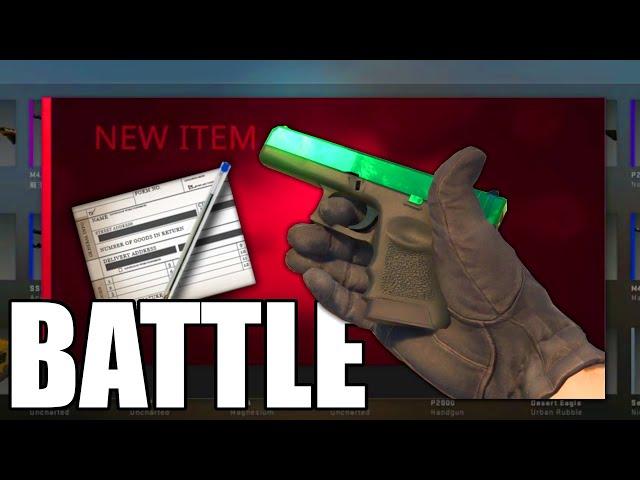 Trade Up Battle for GLOCK EMERALD!