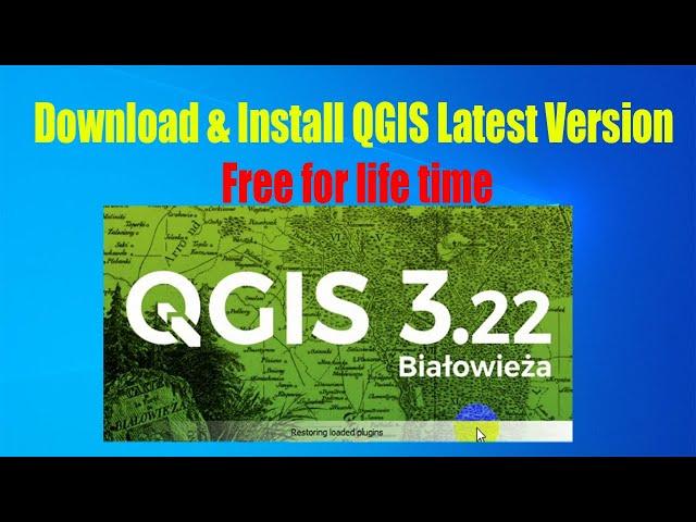 Download & Install QGIS Latest Version free for life time II How to install QGIS on windows 10