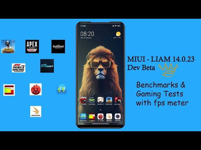 MIUI - LIAM 14.0.23 Beta for Poco X3 Pro | Benchmarks and Gaming Tests with fps counter 