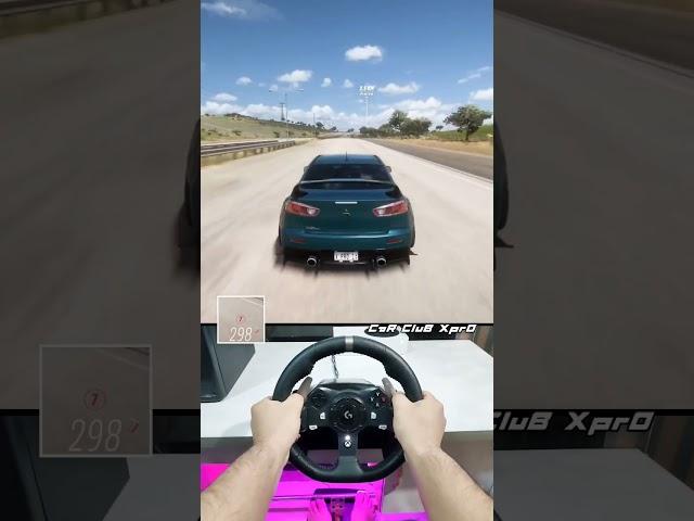 Drag Race Mitsubishi Lancer Evo - Forza Horizon 5 #shorts