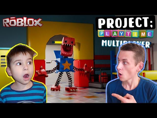 УБЕГАЕМ ОТ БОКСИ БУ В РОБЛОКС! Project Playtime Multiplayer Roblox