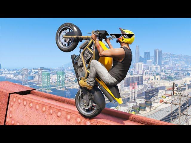 GTA 5 EPIC STUNTS & Fails (BEST GTA 5 Stunts Compilation)