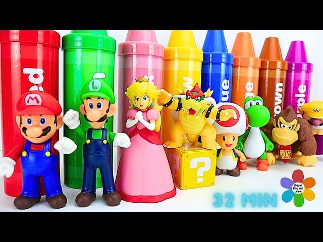 Learn Colors With Super MARIO Bros Compilation Video | Best Learning Video for Toddlers |Educational