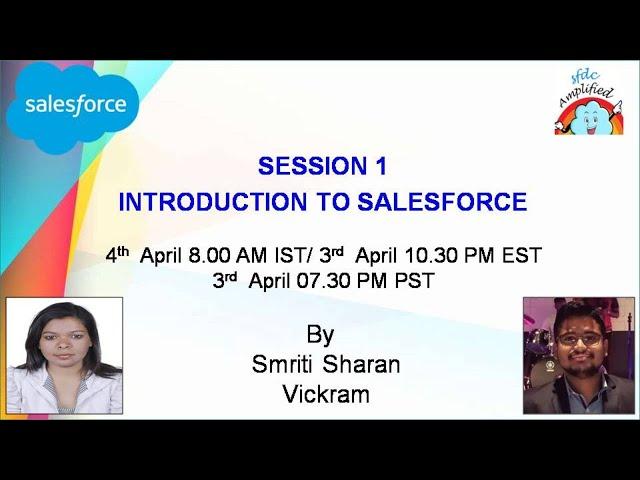 Session 1: Introduction to Salesforce