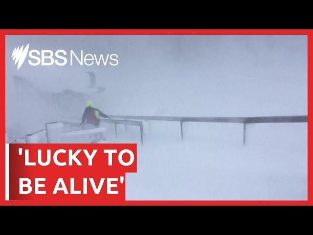 Extreme weather leaves hikers stranded on kunanyi / Mt Wellington | SBS News