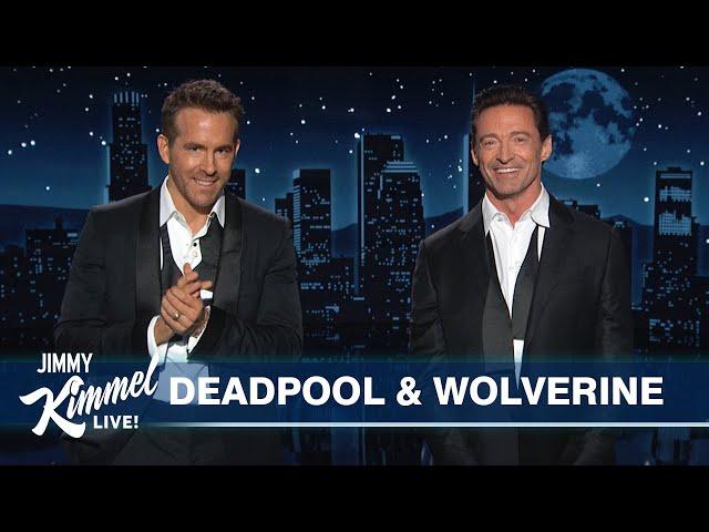 Ryan Reynolds & Hugh Jackman Guest Host Jimmy Kimmel Live