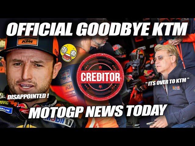 EVERYONE SHOCKED CREDITORS FORCE KTM to LEFT MotoGP, Miller DISAPPOINTED to KTM, Honda be Revived