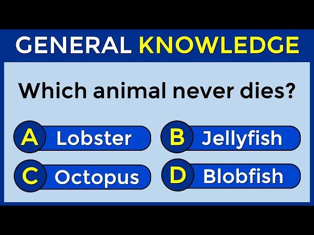 How Good Is Your General Knowledge? Take This 30-question Quiz To Find Out! #challenge 42