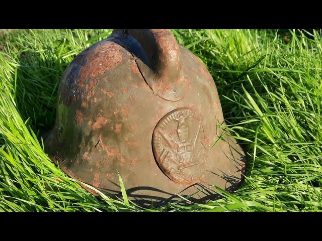 Old USSR firefighter helmet restoration.(Part1)